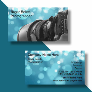 Carte De Visite Photography Business Cards