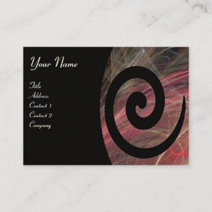 Carte De Visite PHOTON SWIRL violet noir