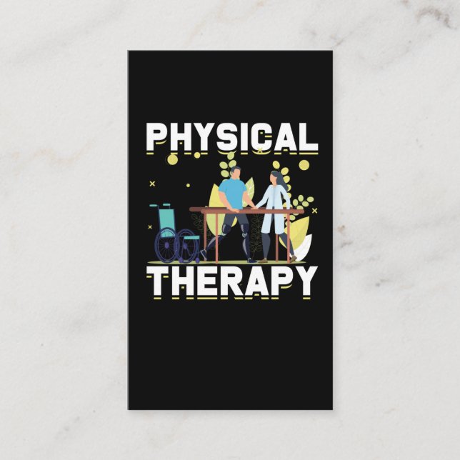 Carte De Visite Physiothérapie de travail Physiothérapie professio (Devant)