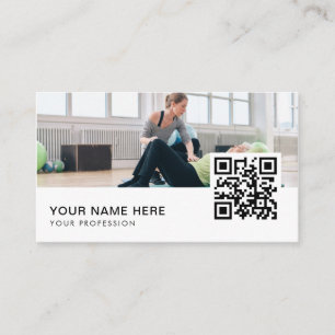 Carte De Visite Physothérapie Code QR
