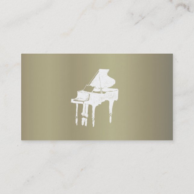Carte De Visite pianist (Dos)