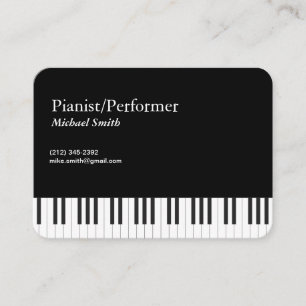 Carte De Visite Pianiste