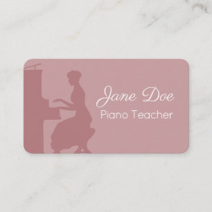 Carte De Visite Pianiste