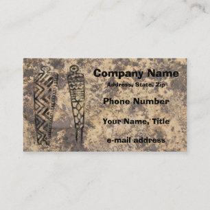 Carte De Visite Pictographes anciens