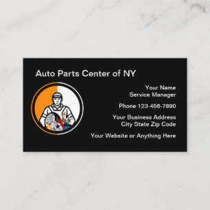 Carte De Visite Pièces Et Service Automobile