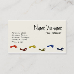 Carte De Visite Pieds
