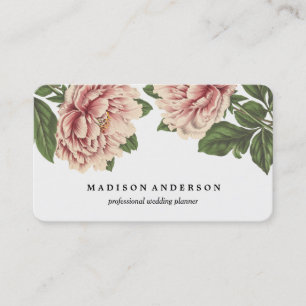 Carte De Visite Pies roses vintages