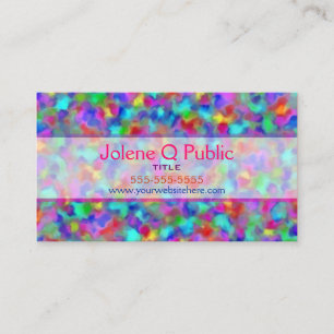 Carte De Visite Pigments pigmentés