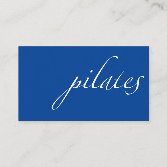Carte De Visite Pilates (Devant)