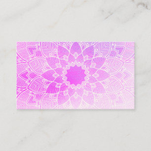 Carte De Visite Pilates Yoga Instructeur Mandala
