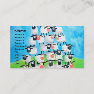 Carte De Visite Pile des moutons
