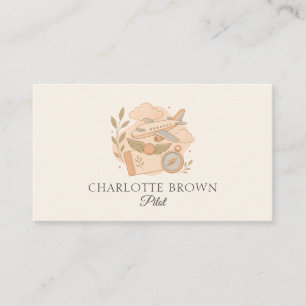 Carte De Visite Pilot Aviation