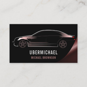 Carte De Visite Pilote de voiture en cuivre Location de réparation