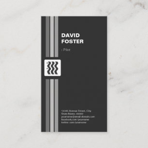 Carte De Visite Pilote - Premium double face