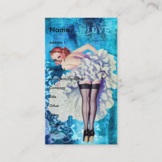 Carte De Visite Pin-up d'amour