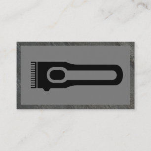 Carte De Visite Pince à cheveux   Barre   Cadre en ardoise