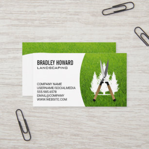Carte De Visite Pince à couverture   Outil de jardinage   Arbres
