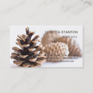 Carte De Visite Pinecones