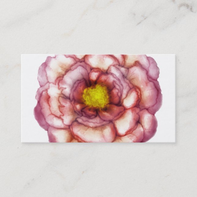 Carte de visite Pink Peony (Devant)