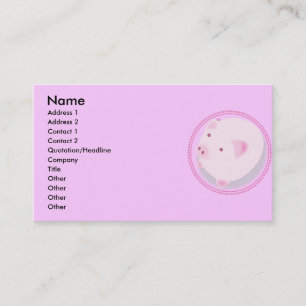 Carte De Visite Pinky_Pig