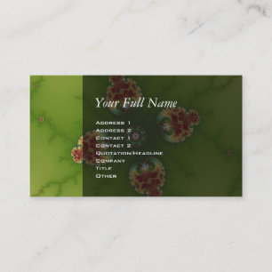 Carte De Visite Pique-nique de bug - Art Fractal