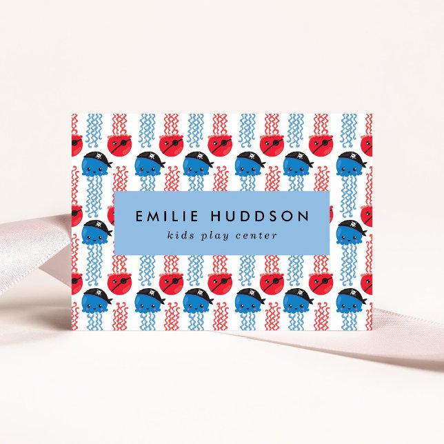 Carte De Visite Pirate Jellyfish, Centre de jeu, Centre d'activité (Créateur téléchargé)