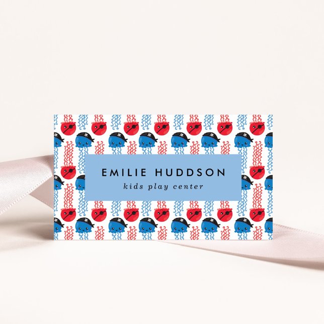 Carte De Visite Pirate Jellyfish, Centre de jeu, Centre d'activité (Créateur téléchargé)