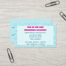 Piscine Bleue Leçons De Baignade