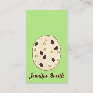 Carte De Visite Pistachio Pain court biscuit Cuisine pâtisserie