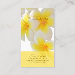 Carte De Visite Pix-Dezines Plumeria d'Hawaï