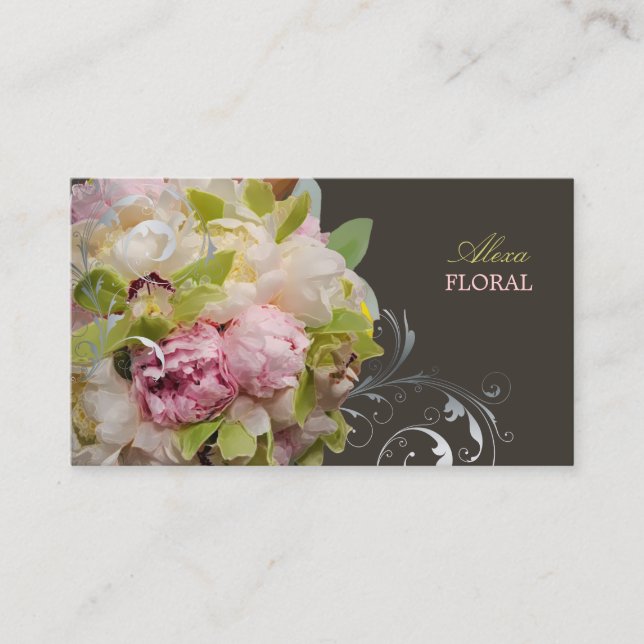 Carte De Visite Pix-Dezines, tournois de pivoines/do-it-yourself a (Devant)