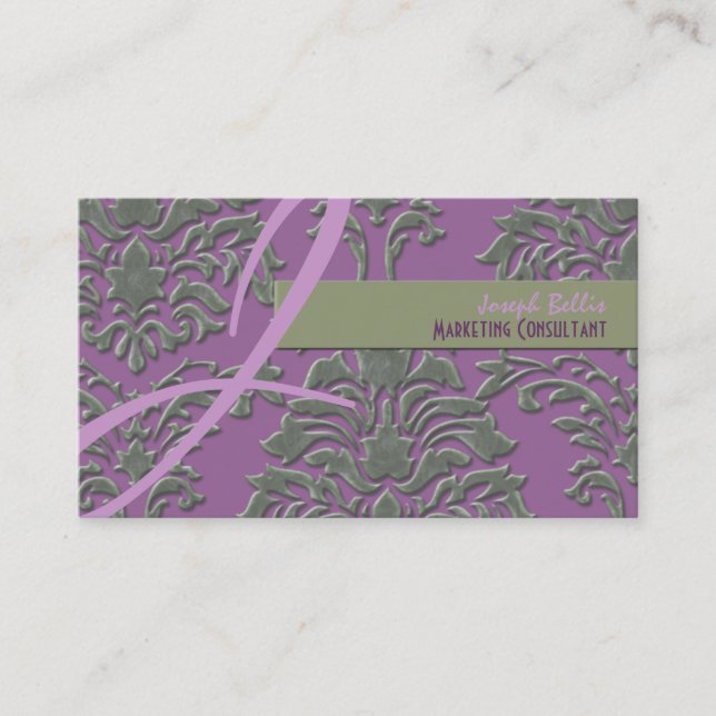 Carte De Visite PixDezin Florentius damask/do-it-yourself arrière  (Devant)