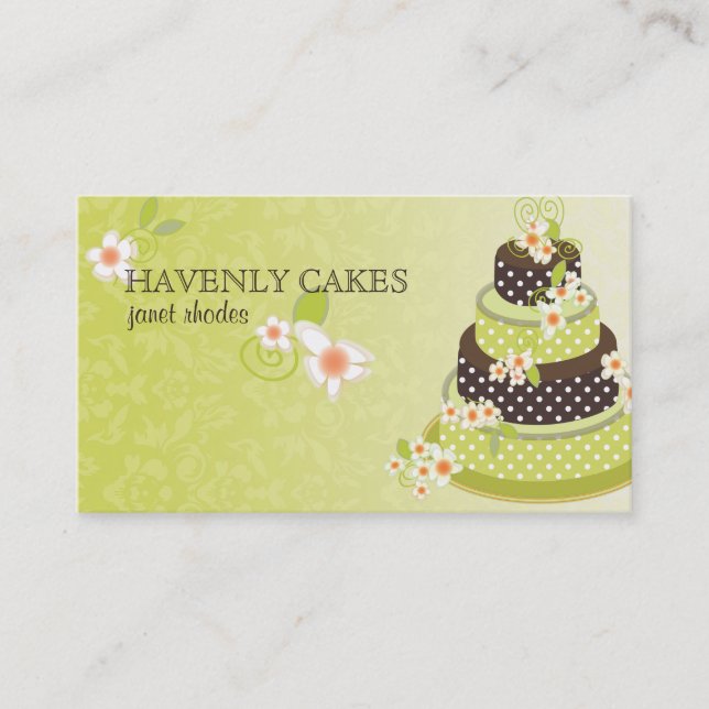 Carte De Visite PixDezine Pandana Green Bakery/pâtisserie (Devant)