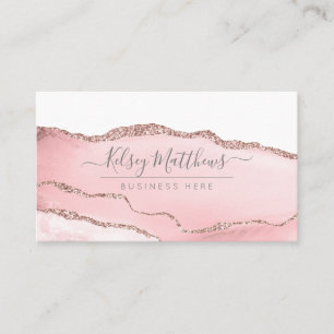 Carte De Visite PixDezines Aquarelle rose