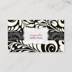 Carte De Visite PixDezines Bellisimo Damask/couleur de fond DIY