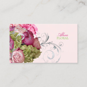 Carte De Visite PixDezines, bouquet de pivoines, fleuristes/do-it-