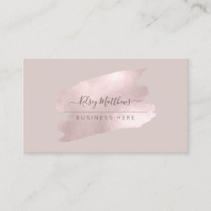 Carte De Visite PixDezines brillant rose rose H2 pinceau