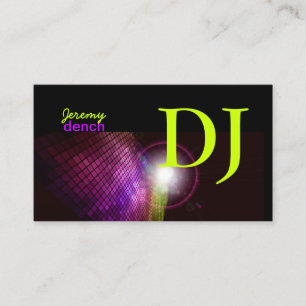 Carte De Visite PixDezines DJ+disco