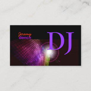 Carte De Visite PixDezines DJ+disco