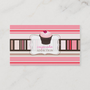 Carte De Visite PixDezines do-it-yourself arrière - plan/cupcake+b