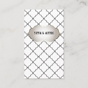 Carte De Visite PixDezines do-it-yourself couleur/trellis marocain