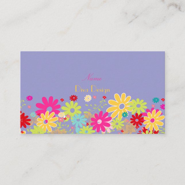 Carte De Visite PixDezines Été, BusinessCard (Devant)