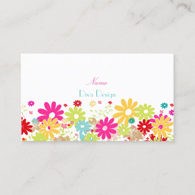 Carte De Visite PixDezines Été, BusinessCard (Devant)