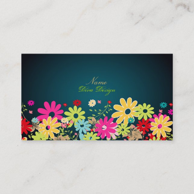 Carte De Visite PixDezines Été, BusinessCard (Devant)