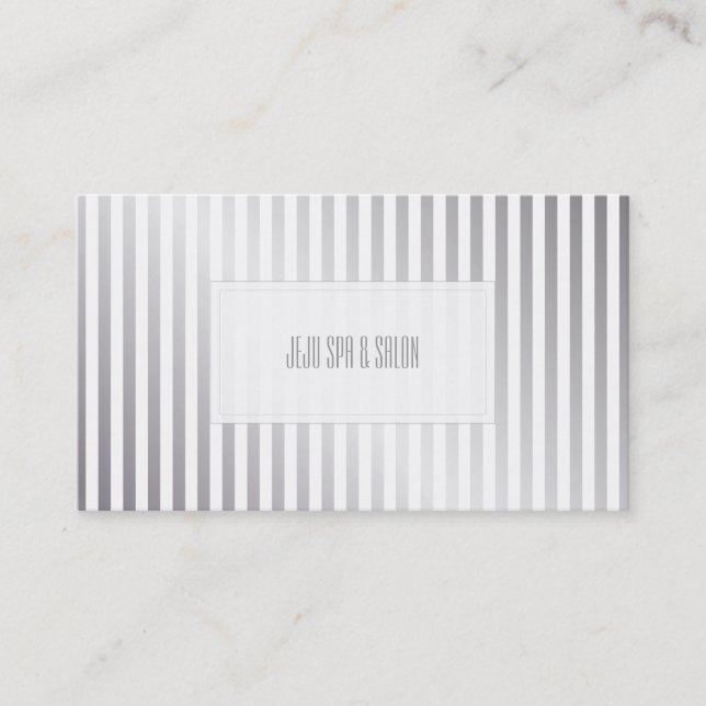 Carte De Visite PixDezines faux bandes argent (Devant)