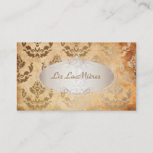 Carte De Visite PixDezines firenze damas/faux parchemin