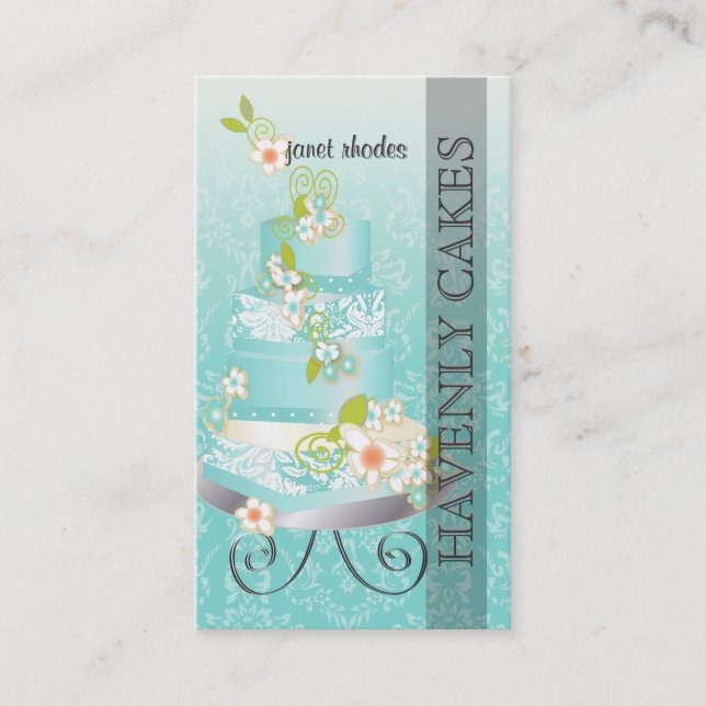 Carte De Visite PixDezines gâteau mariage/boulangerie/pâtisserie (Devant)
