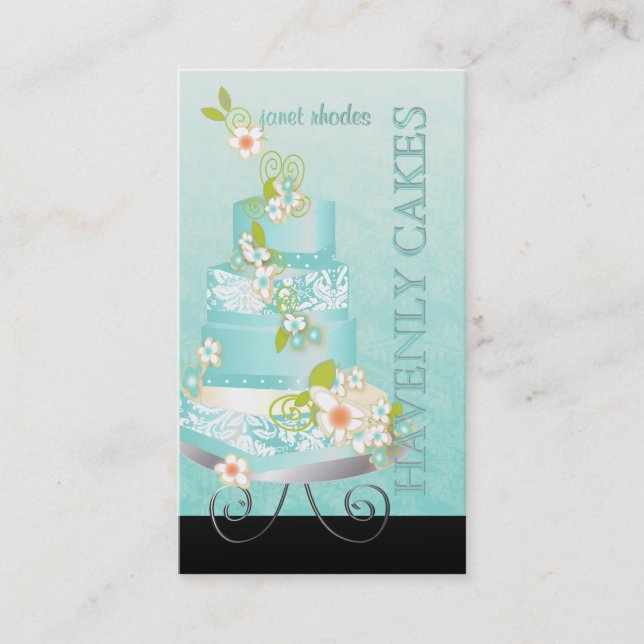Carte De Visite PixDezines gâteau mariage/boulangerie/pâtisserie (Devant)