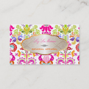 Carte De Visite PixDezines isabella damask/multi-color