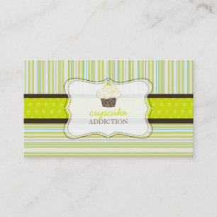 Carte De Visite PixDezines kelylime cupcake+bandes